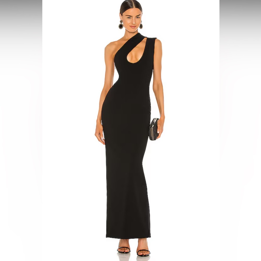 Solace London - Krista Maxi Dress black